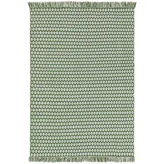 benuta Teppich Morty, rechteckig, Höhe: 5 mm, Kunstfaser, Berber, Ethno-Style, Wohnzimmer grün 200 cm x 300 cm x 5 mm