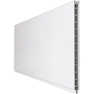 GroJa BasicLine PVC-Steckzaun Sichtschutzzaun Weiss Einzelprofil Sichtschutz Lamellenzaun