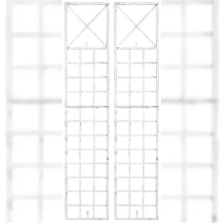 CLP Rankgitter Trigo 2er Set 0 x 0 cm Antik Weiß