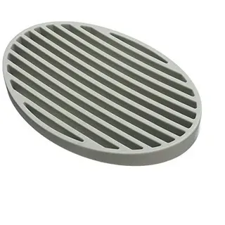 Silikon-Seifenhalter für Zuhause, Badezimmer, Seifenschale, Grau