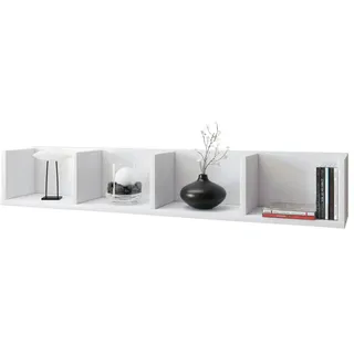 VCM Wandregal Honsa 97 x 15 x 17 cm Weiß