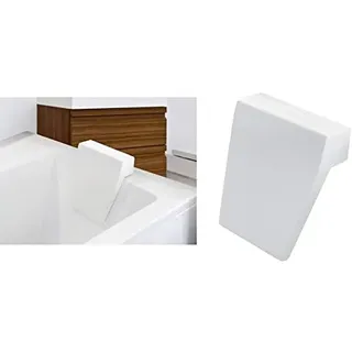 Besco Badland Badewannenkissen Nackenstütze für Badewanne Nackenkissen Kopfstütze weiß
