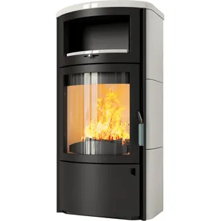 Kaminofen HARK 44 GT FlameKat 7 kW - Ofenkacheln: Opak-Schwarz - Korpus: graphit