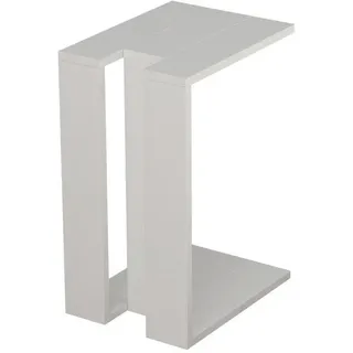 Decortie Livetastic Beistelltisch Weiß rechteckig 40x57x30 cm