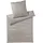 Mako-Satin greige 155 x 220 cm + 80 x 80 cm