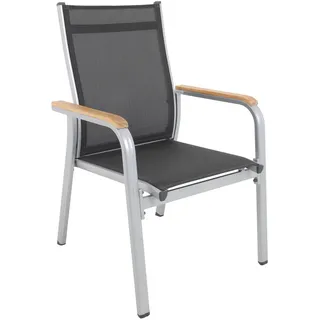 Kettler Granada Gartensessel 66 x 69 x 98 cm silber/anthrazit