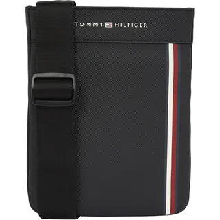 Tommy Hilfiger Herren Umhängetasche Crossover Klein, Mehrfarbig (Black), Einheitsgröße - Einheitsgröße