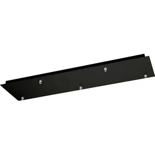 FABAS Baldachin für Pendelleuchte Kit Luci Alu, Eisen, Stahl & Metall Schwarz