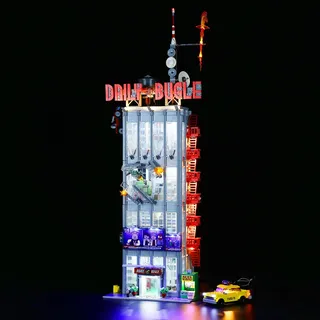 LIGHTAILING Led Licht für Lego- 76178 Spiderman Daily Bugle – Beleuchtungsset Kompatibel Mit Lego Modell (Modell Nicht enthalten)