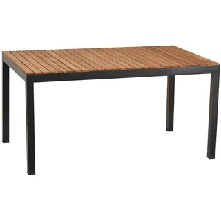 Merxx Naxos Gartentisch 150 x 90 x 10 cm Graphit