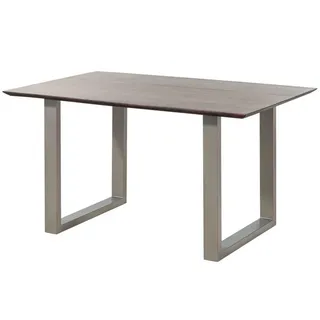 MASSIVMOEBEL24.DE Akazie 140 x 76 x 90 cm braun lackiert