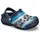 Printed Lined Clog Kinder Navy 24/25