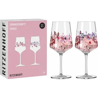 Ritzenhoff & Breker Aperitifglas Sommersonett Kristallglas 0,544 l 2 St.