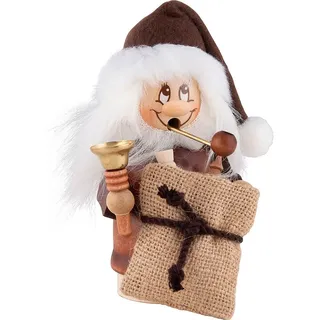 Christian Ulbricht Räuchermann Miniwichtel 15,5 cm Braun