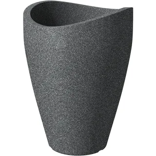 Scheurich Pflanzgefäß Wave High Ø 30 x 40 cm schwarz