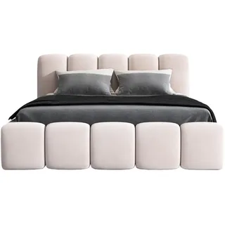 A&J MöbelLand Sonic 90 x 200 cm Beige