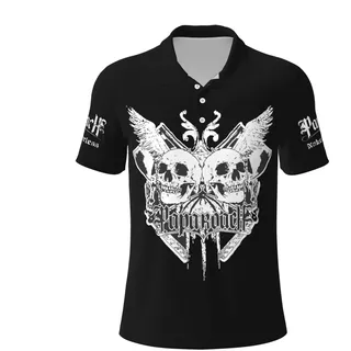 Herren Roach Music Rock Band Papa Polo-Shirts Business und Freizeit Der universelle Polo - Der Eckstein Ihres Kleiderschrankes Mehrfarbig XL - XL