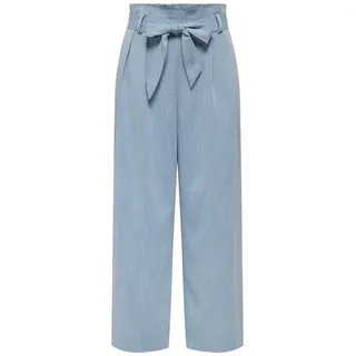 Only ONLMARSA Paperbag Flared Hose Blau L