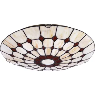 Rabalux Marvel 2-flg. E27 60W 30 cm rund Beige/Braun