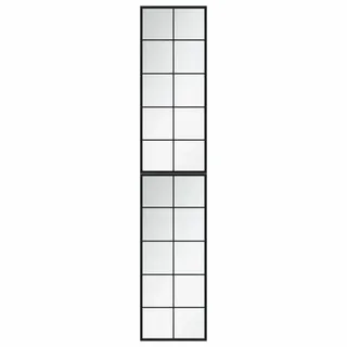 vidaXL Wandspiegel 100 x 40 cm Schwarz