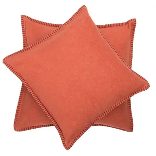 David Fussenegger Kissenbezug Terracotta 40 x 40 cm Rot