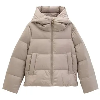 Marc O'Polo Puffer-Daunenjacke mit Kapuze Braun L