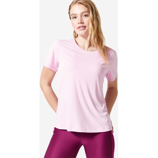 Sport T-Shirt Damen - 120 rosa, rosa, S