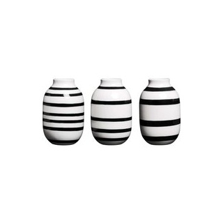 Omaggio Vase Set black white