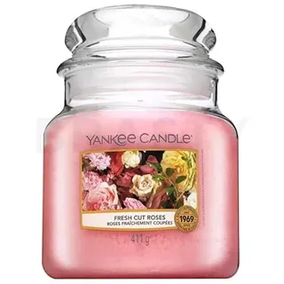 Yankee Candle Fresh Cut Roses mittelgroße Kerze 411 g