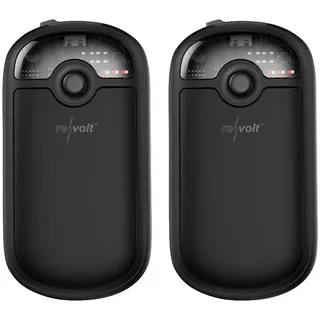 2er-Set Elektrische Akku-Handwärmer mit 3 Heizstufen, je 2.500 mAh