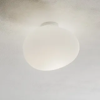 Deckenleuchte Foscarini, Gregg media, dimmbar, Weiß, für Wohnzimmer, Glas, Design - 31 - 26 - 27
