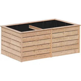 deltagartenh Hochbeet Emma XL 206 x 103 x 86 cm Beige