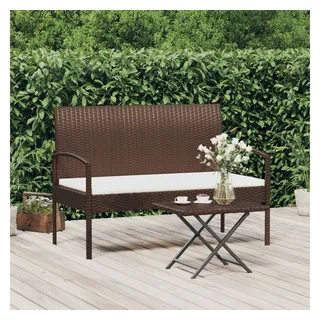 vidaXL Gartenbank 100 x 105 x 74 cm Braun