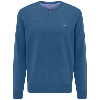 FYNCH-HATTON Strickpullover - Pullover - Basic Strickpullover - unifarben blau S
