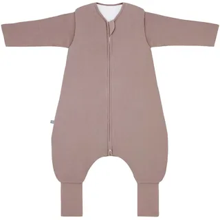 EMMA & NOAH Baby Schlafsack Winter-Sleepoverall Lila 3,5 TOG 90