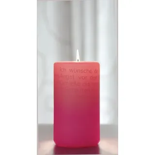 Wortlichtkerze Sinntexte WÜNSCHE FÜR EINE ROSIGE ZUKUNFT