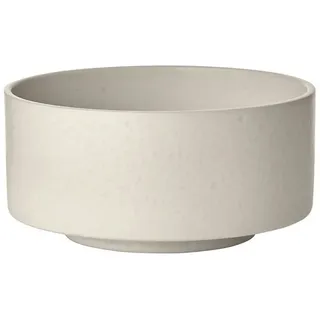 blomus Servierschale -MAKOTO- Schale, Bowl, Geschirr: Modernes Design, Steingut, (1-tlg), Zeitlose Servierschale, Matte Glasur, Unikat, Schwebend beige