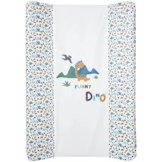 Babycalin Wickelunterlage Funny Dino, 50 x 70 cm, blau