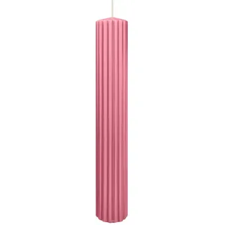 Wiedemann Kerzen Rillen Kerzen 300 x Ø 45 mm 4 St. rosa