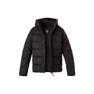 BELSTAFF Herren Daunenjacke schwarz unifarben, schwarz, Herbst/Winter 2025/2026