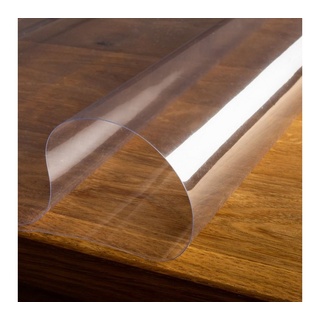 laro Tischdecke 0,30 mm Tischfolie Tischdecke Durchsichtig Transparent Abwaschbar 180 cm x 100 cm