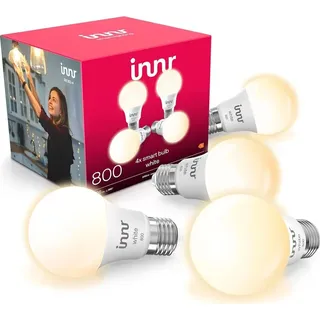 Innr Lighting Smart-LED-Lampe E27 10 W warmweiß 4 St.