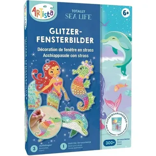 Carletto Glitzer-Fensterbilder Unterwasserwelt