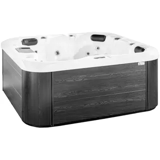 Home Deluxe Outdoor Whirlpool MALAGA inkl. Abdeckung & Treppe mit Wärmeisolierung für 5 Personen
