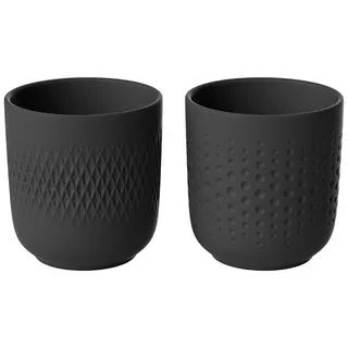 Villeroy & Boch Kaffeetasse 0,29 l Schwarz 2 St.