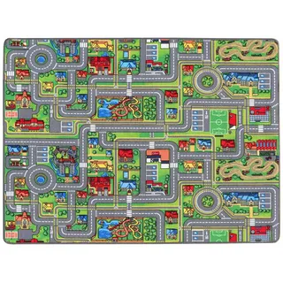 Primaflor STREETS Kinderteppich 140 x 200 cm Bunt