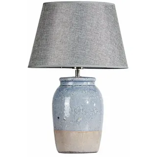 Mirabeau Tischleuchte Tischlampe Manly grau grau