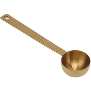 Huairdum Kaffee-Messlöffel aus Edelstahl, Messlöffel mit Langem Griff, Löffel mit Kapazitätsskala und Ergonomischem Design, Ideal für Kaffeepulver, Milchpulver und Obst (15 ml)