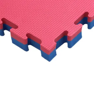 Puzzle-Tatami-Matte Aktivsport 100 x 100 x 3 cm rot-blau