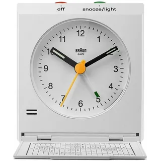 Braun, Wecker, Uhren BC05W Quarz-Klappwecker